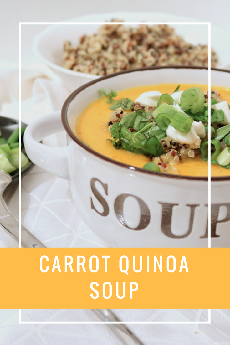 Carrot Quinoa Soup