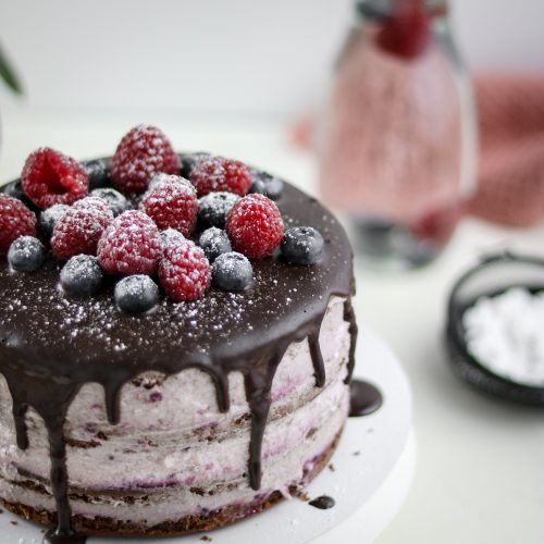 Schoko-Brombeer Törtchen // Hochzeits-Naked Cake Im Mini-Format