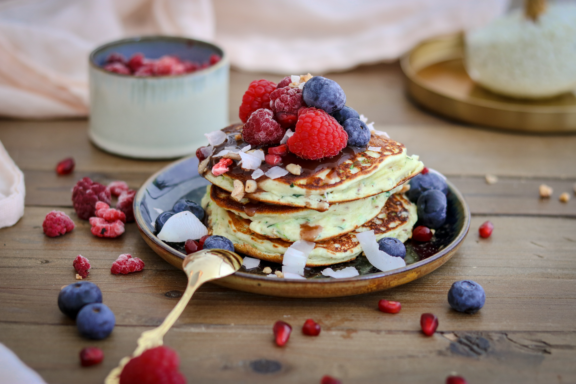 Zucchini Pancakes Zuckerfrei Und Proteinreich Bakinglifestories