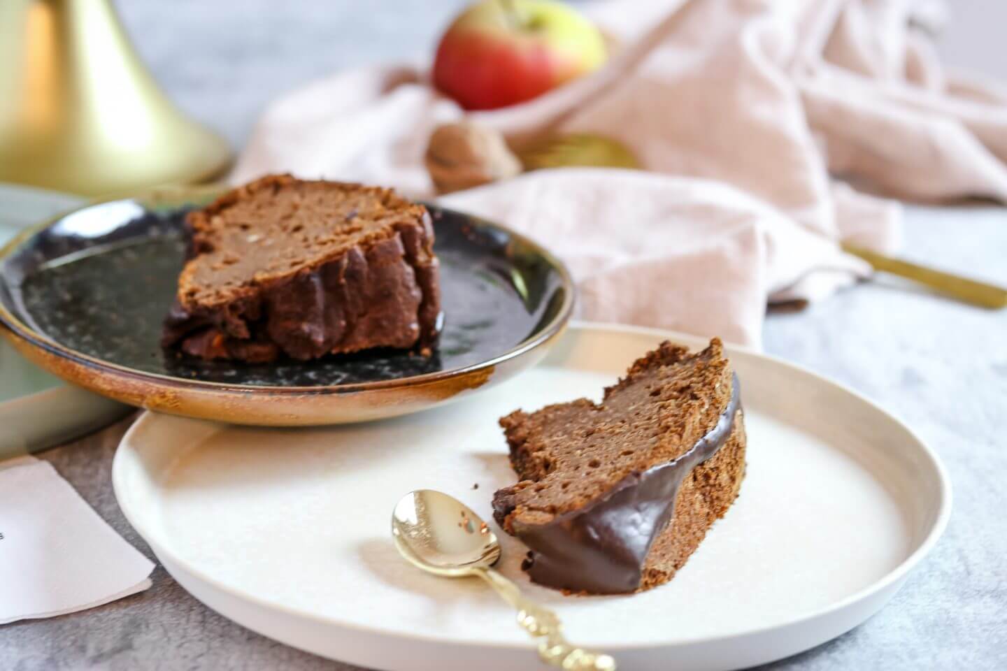 Gesunder Schoko-Kürbiskuchen - zuckerfrei und ohne Milchprodukte